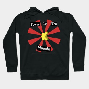 Power To The Meeple | Boardgames Hoodie